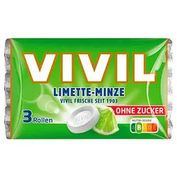 VIVIL® Limette-Minze ohne Zucker Bonbons 84,0 g