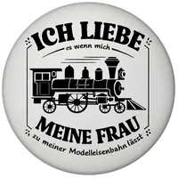 Speecheese Ich Liebe Meine Modelleisenbahn Magnet mit Flaschenöffner Magnetdesign