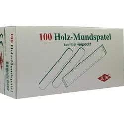 Mundspatel Holz einzeln verpackt 100 St