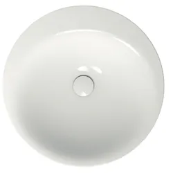 Einbauwaschtisch „BetteLux“, ohne Überlauf, ohne Hahnlochbohrung ⌀ 50 × 10 cm in Calypso