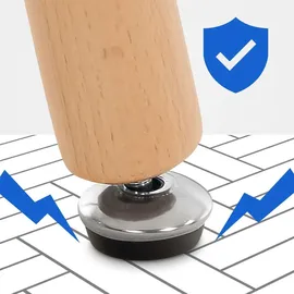 CLP Küchentisch Viborg,weiß 80 cm