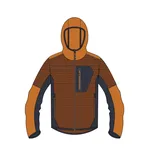 CMP CMP, JACKET FIX HOOD, 34H2677, Basic Orange, 54, Man