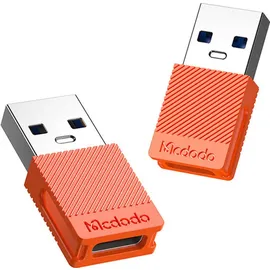 Mcdodo USB 3.0 auf USB-C Adapter 0,03 m Orange