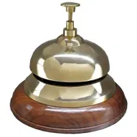 Fuchs Gastronomiebedarf GmbH Major Tischglocke, aus Messing, 4401 ,