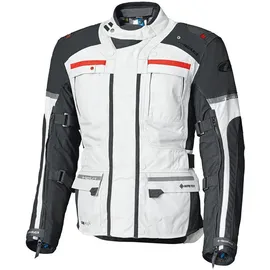Held Carese Evo Textiljacke Hellgrau/Schwarz/Rot L