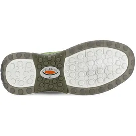 Gabor Keilsneaker GABOR ROLLINGSOFT, Damen, Gr. 38, grün, Textil, Ziegenveloursleder, unifarben, Schuhe Sneaker, Freizeitschuh, Halbschuh, Schnürschuh mit Logoschriftzug