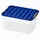 Heidrun Europlastic HEIDRUN Clipbox mit Deckel 52 x 36,5 x 26 cm 12-tlg. blau