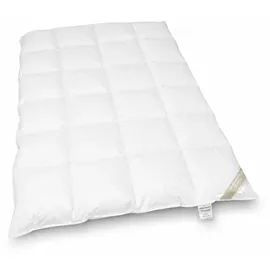 Betten Hofmann Canada Kassetten Daunenbett 4x6 155x220 1200 g Daunendecke 100% neue Daunen - Weiß