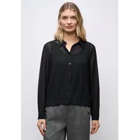 STREET ONE Langarmbluse in Black | Gr.: 40