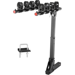 VEVOR 4 Fahrradträger für die Anhängerkupplung, zusammenklappbar, nach unten schwenkbar, Fahrradträger für Auto, LKW, SUV, Rechteckige Schnittstelle