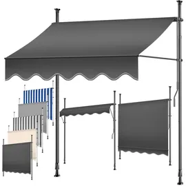 Kesser Klemmmarkise 150 cm schwarz