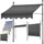 Kesser Klemmmarkise 150 cm schwarz