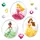 KOMAR Fenstersticker Princess 31 cm x 31 cm