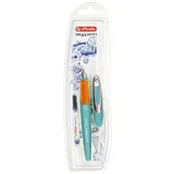 Herlitz my.pen Patronenfüller türkis/orange M (mittel)