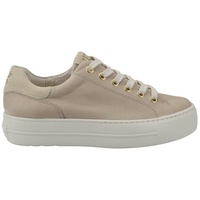 Paul Green Damen, Frauen Low-Top Sneaker,schnürer,Plateausohle,Halbschuhe,straßenschuhe,Strassenschuhe,Sportschuhe,Beige (JA),38 EU