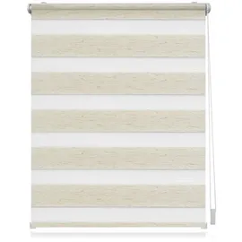Lichtblick Duo Rollo / Doppelrollo Klemmfix 70 x 150 cm natur