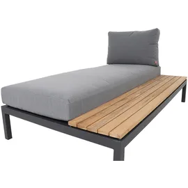 Siena Garden Alvida Loungesofa schwarz links