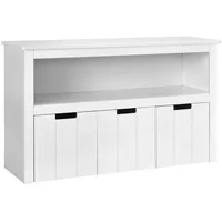 Costway HW67310WH Bücherregal, für Wohnzimmer