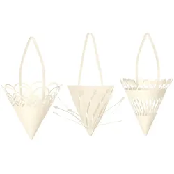 Ferm Living - Papier Weihnachtsanhänger, Cones (3er-Set)
