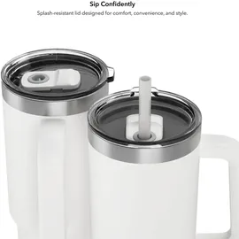 HidrateSpark Tumbler 0,887 l Weiß