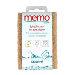 Memo - Spülschwämme mit Naturfaser 2 St