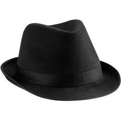 Beechfield Unisex-Fedora-Hut L/XL schwarz