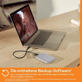 Western Digital My Passport Ultra for Mac 2 TB USB 3.1 silber