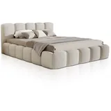 Juskys Polsterbett Catania 180 x 200 cm Beige