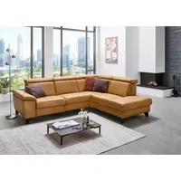 die planbar Ecksofa PN-EM23166 L-Form, optional mit Kopfteilverstellung und Stauraum braun
