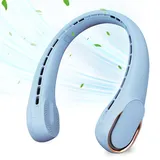 Nackenventilator, Blattloser, Usb-wiederaufladbarer, 4000 Mah, 3 Einstellbare Geschwindigkeiten, Bessere Kühlung