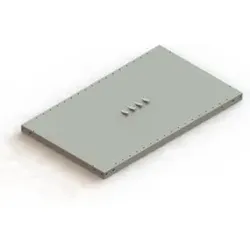 Meta Zusatzboden CLIP 230 1000 x 600 mm verzinkt + 4 Fachbodenträger
