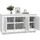 vidaXL Sideboard 102 x 55 x 35 cm Weiß