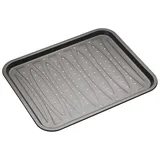 KitchenCraft MasterClass Frischhalteschale mit PTFE-, PFOA- und BPA-freiem Antihaftbeschichtung, robuster 1mm Kohlenstoffstahl, 39 x 31,5cm, Grau