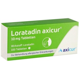 axicorp Pharma GmbH Loratadin axicur 10 mg Tabletten