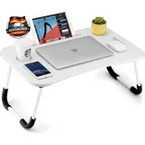 Faltbarer Laptoptisch, Tragbarer Schoßschreibtisch, Betttisch, Laptopständer Mit