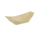 Papstar Fingerfood-Schalen Schiffchen 14 x 8,2 cm 50 St. Holz