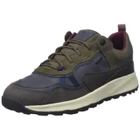 GEOX U TERRESTRE B ABX C Sneaker, Navy/DK Coffee,