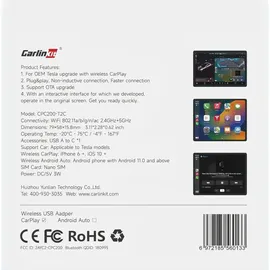 Carlinkit CPC200-T2C CarPlay Funkadapter für TESLA Model Y S 3 X - Schwarz
