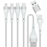 4smarts USB-C auf USB-A 1,2 m Weiß