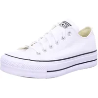 Converse Chuck Taylor All Star Platform Low Top White/Black/White 42