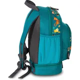 FABRIZIO Kinderrucksack Tasche mit Brustgurt und Bodenfach 20616, Farbe:Petrol - Petrol
