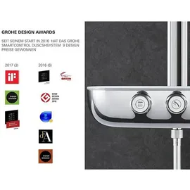 Grohe Rainshower System SmartControl Duo 360 moon white 26250LS0