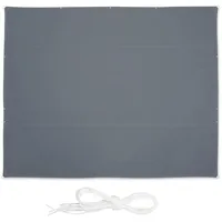 Relaxdays Sonnensegel rechteckig, BxT: 5 x 6 m, wasserabweisend,