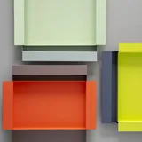 REMEMBER Metall-Tablett groß "Mocca" - 47 x 27 x 3.5 cm