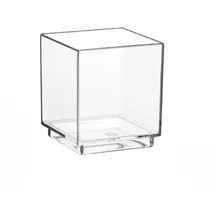 Papstar Starpak Fingerfood - Schalen, PS eckig 55 ml 4,7 cm x 4,2 cm x 4,2 cm glasklar