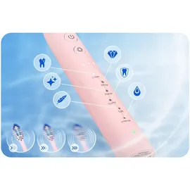 Berdsen Galaxy Schallzahnbürste rosa + Reiseetui