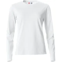 Clique Basic Langarmshirt Damen weiß, L