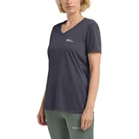 Jack Wolfskin Crosstrail Kurzarm-t-shirt - Graphite / Cool Grey