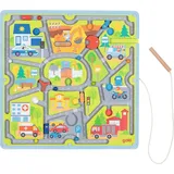 GoKi Magnetlabyrinth Kleine Stadt mehrfarbig