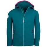 TROLLKIDS Kvalvika Softshelljacke Petrol/Pink 104